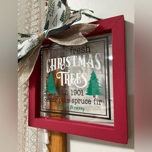 Handmade Wood Holiday Wall Decor
